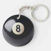 Acht baall sleutelhanger (Achterkant)