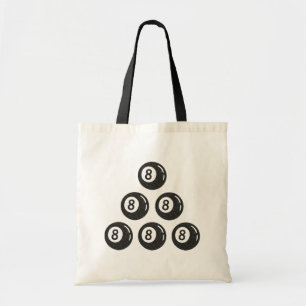 Acht baall tote bag