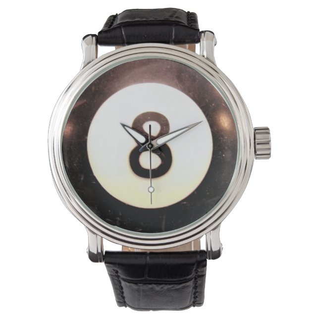 Acht bal - 8 Ball Horloge (Voorkant)
