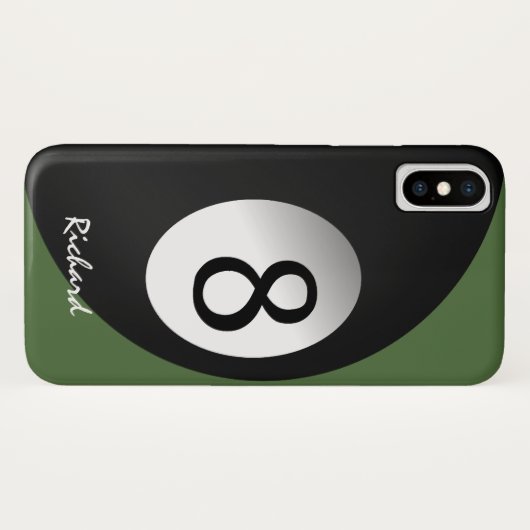 Acht Bal Pool Game Naam Case-Mate iPhone Case (Achterkant (horizontaal))