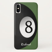 Acht Bal Pool Game Naam Case-Mate iPhone Case (Achterkant)