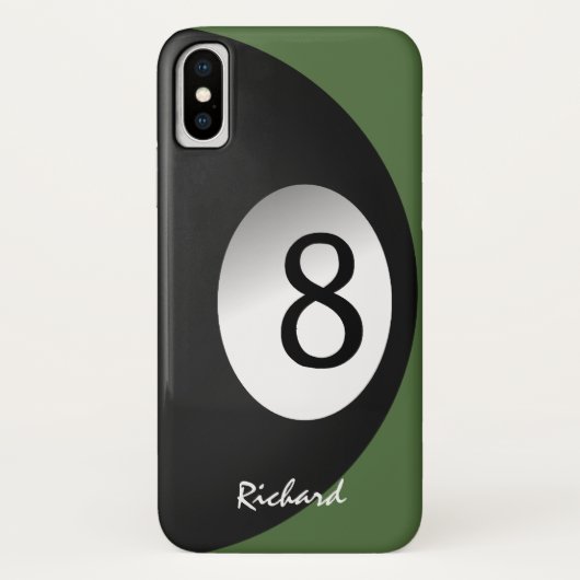 Acht Bal Pool Game Naam Case-Mate iPhone Case (Achterkant)