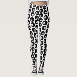 Acht-Ball Billiards Pool Patroon CUSTOOR Leggings