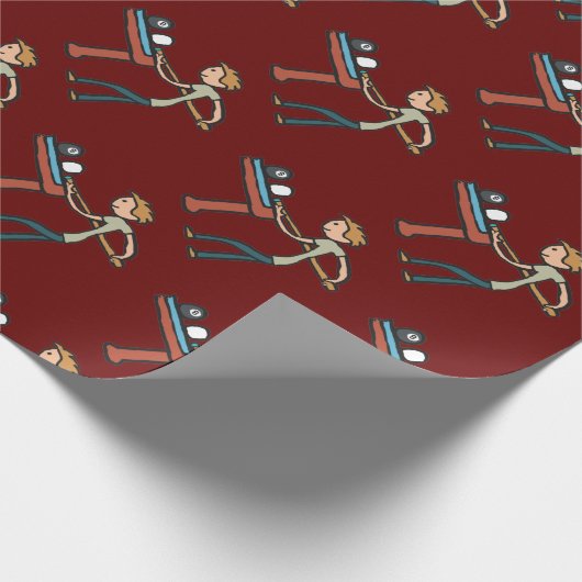 Acht balpool cadeaupapier (Hoek)