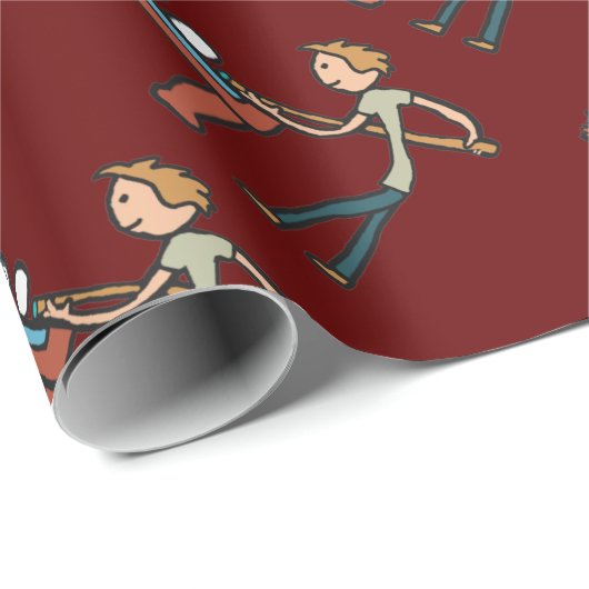 Acht balpool cadeaupapier (Rol Hoek)