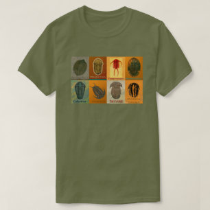 Acht Fossil Trilobites T-shirt
