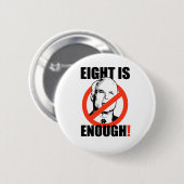 ACHT IS GENOEG BUTTON (Voorkant /achterkant)