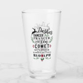 Acht kleine rendiertjes glas (Achterkant)