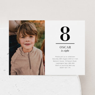 Acht Landschapsfoto Uitnodiging