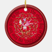 ACHT MAIDT EEN MELK KERAMISCH ORNAMENT (Achterkant)