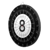 Acht stratboard dartbord (Voorkant Rechts)