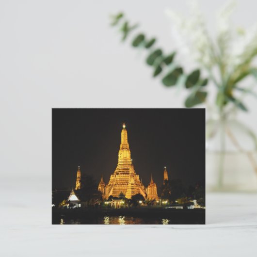 Acht uitzicht tempels in het midden van Bangkok Briefkaart (Staand voorkant)