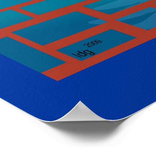 Acht uur op het eiland poster (Hoek)