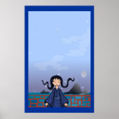 Acht uur op het eiland poster (Voorkant)