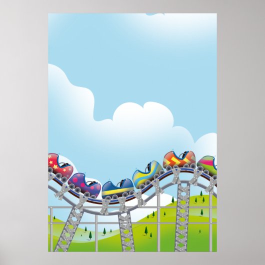 Achtbaanrit Poster (Voorkant)