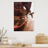 achtboot poster (Keuken)