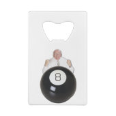 Achter de 8 Ball Kredietkaart Flessenopener (Achterkant)