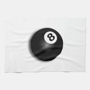 Achter de acht bal! theedoek