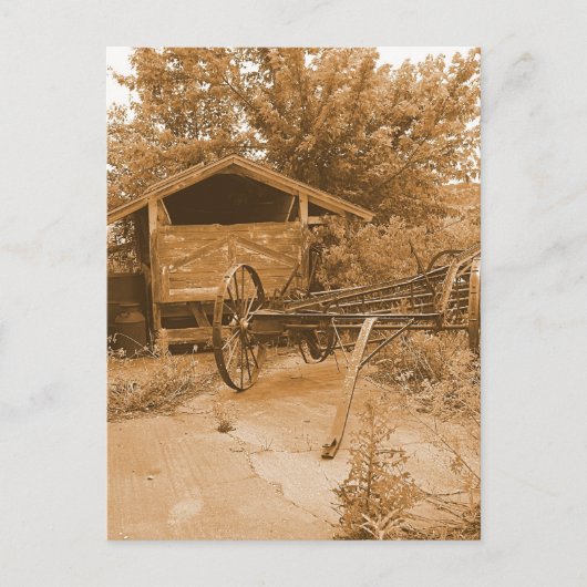 Achter de Barn Briefkaart (Voorkant)