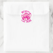 ACHTER DE BEER Pullover Vierkante Sticker (Tas)