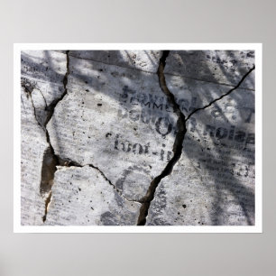 achter de boodschap poster