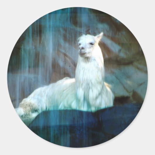 Achter de Herfsten Ronde Sticker (Voorkant)