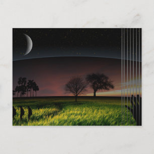 Achter de schermen briefkaart