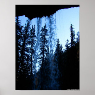 Achter de waterval poster