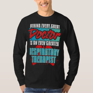 Achter Doctor Lung Awareness Respiratory Therapis T-shirt