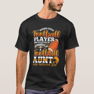 Achter elk Football tante tante Womens T-shirt