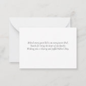 Achter elk geweldig kind staat een nog geweldigere notitiekaartje (Achterkant)