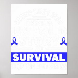 Achter elk litteken Untold Story Support Alopecia Poster
