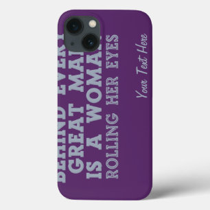 Achter elk Man aangepaste iPad-draagtas iPhone 13 Hoesje