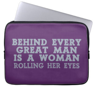Achter elk Man op maat gemaakte laptophoezen Laptop Sleeve