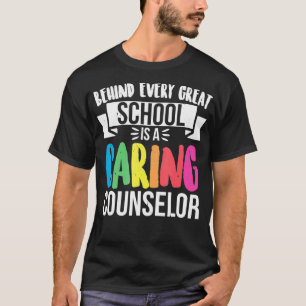 Achter elke goede school zit een zorgverlenende ra t-shirt