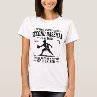Achter elke goede tweede honkman staat een moeder t-shirt