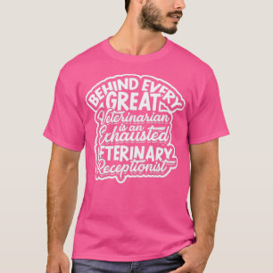 Achter elke grote dierenarts t-shirt