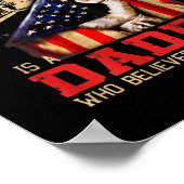 Achter elke grote POSTAL-WERKER die een DADDY is Poster (Hoek)