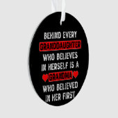 Achter elke kleindochter ornament (voorkant)