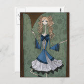 Achter het lijst briefkaart (Voorkant / Achterkant)