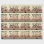 Achter je opscheppen cadeaupapier (Vlak)