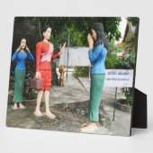 Achter je rug kijken fotoplaat (Zijkant)