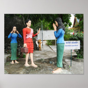 Achter je rug kijken poster