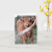 Achter Mama's staart Kaart (Gele Bloem)