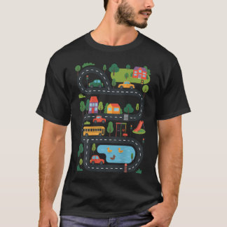 (Achteraan) Vermoeide Daders Club Autowederbaan Op T-shirt