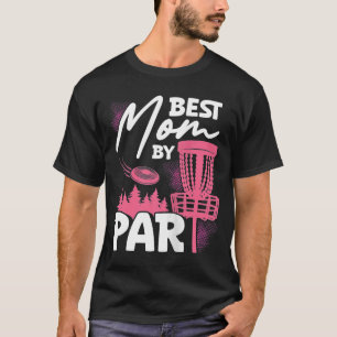 Achterafdruk beste moeder op verf Ultimate Frisbee T-shirt