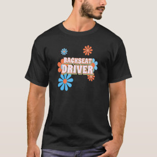 Achterbank Bestuurder Passagierstraject Retro T-shirt