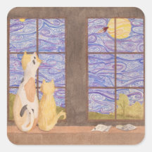 Achtergelaten Sticker