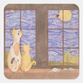 Achtergelaten Sticker