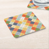 Achtergrond 2 van Sweater Vierkante Kartonnen Onderzetter (Schuin)